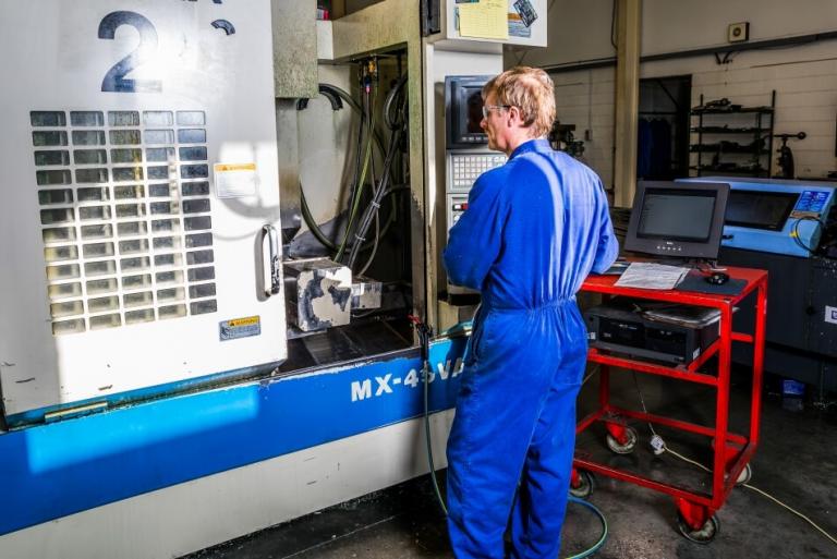 CNC milling machine at Taradale Production Engineering